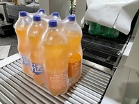 Máquina de envoltura retráctil automática para productos cilíndricos, RX-750, película de PE de túnel retráctil