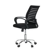 Chaise de bureau professionnelle en maille noire, confortable et fonctionnelle, chaise de direction, chaise d'ordinateur économique, chaise de direction, chaise de jeu
