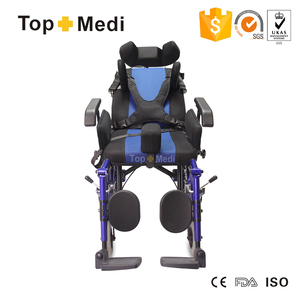 The rehabilitation therapy supplies from aluminum recliner high wheelchair for Cerebr paralysis Boy - Product Image 2