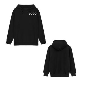 Custom Plain Winter Men's Waterproof Anti-Wrinkle Heavyweight Oversized Hoodie 350g Luxury Streetwear Sweatshirt - Product Image 1