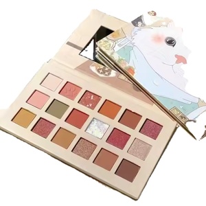 Paleta de Sombras de Ojos Vegana de 18 Colores, Tonos Tierra, Larga Duración, Acabado Perlado, Mate y Brillante - Product Image 1