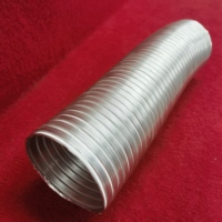 Pièces de système CVC personnalisées, conduit rond flexible en aluminium de 12 pouces, montage mural industriel pour climatisation d'escalier