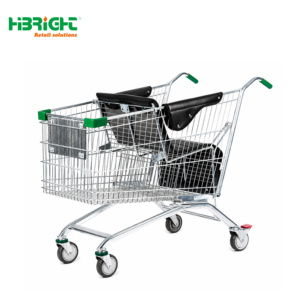 Carrito de Compras Metálico Personalizable para Supermercado, con Asiento, para Personas Mayores, Discapacitadas y con Movilidad Reducida - Product Image 1