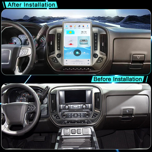 Pour GMC Sierra VIA Vtrux Truck/ Chevrolet Silverado LD 2014- 14,5 pouces Écran IPS Android Autoradio CarPlay GPS Navigation - Product Image 2