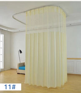 Rideaux médicaux antibactériens en polyester 100% de haute qualité, écologiques, pour espaces privés d'hôpital - Product Image 5