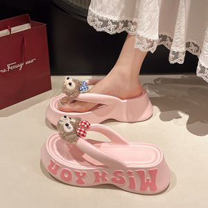 Sandales tongs pour femmes, nouvelle collection printemps 2026, fabrication sur mesure, vente en gros, <span class=keywords><strong>semelle</strong></span> épaisse, antidérapantes, pour l'été, vêtements d'extérieur - Product Image 2