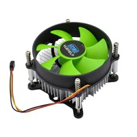 Refroidisseur de processeur en aluminium avec ventilateur de refroidissement compatible Intel 1155/1156 Pentium G