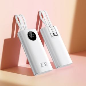 Cadeaux personnalisés avec logo, chargeur portable, batterie externe avec câble, 10000 mAh, PD 22,5 W, charge rapide, petite batterie externe pour Android - Product Image 4