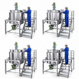 Machine de fabrication de savon liquide, homogénéisateur émulsifiant, mélangeur, capacité de 100 à 5000 L - Product Image 2