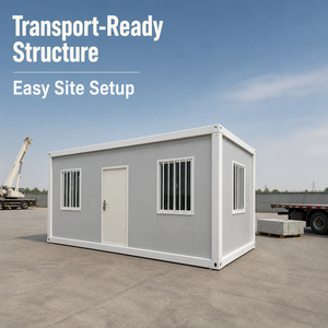 Casa Modular Prefabricada de Lujo Moderna y Portátil a <span class=keywords><strong>Precios</strong></span> Competitivos, Contenedor Plano de 10 pies, 20 pies, 40 pies - Product Image 1