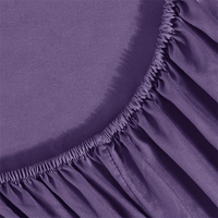 Ensemble de draps de lit Queen en microfibre Utopia Bedding, 4 pièces, couleur unie, fabriqué en Chine