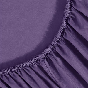 <strong>Utopia</strong> <strong>Bedding</strong> 4-Piece Microfiber Queen Bed Sheet Set Solid Color Manufactured in China - Product Image 4