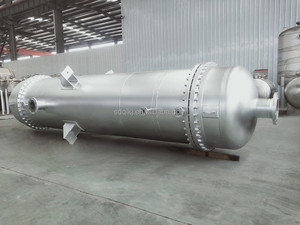 Condenseur de vapeur à échangeur de chaleur de type coque et tubes personnalisé pour les <span class=keywords><strong>gaz</strong></span> d'échappement et les <span class=keywords><strong>gaz</strong></span> de combustion des chaudières et réacteurs - Product Image 3