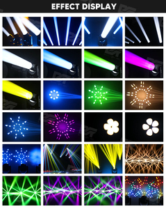 Đèn Beam di động, đèn Disco Lyres <span class=keywords><strong>v</strong></span>ới lăng kính phát sáng ấm áp, hiệu ứng cầu <span class=keywords><strong>v</strong></span>ồng, đèn sân khấu DJ di động - Product Image 5