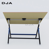 Table à dessin réglable en MDF pour étudiants, design contemporain, utilisation en chambre, montage facile, plateau personnalisable, taille 80x120CM