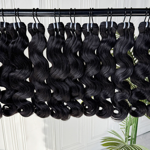 Extensiones de Cabello Humano Ondulado, Cabello Virgen, Suave, Densidad Completa, Color Natural, Suministro de Alta Calidad - Product Image 4