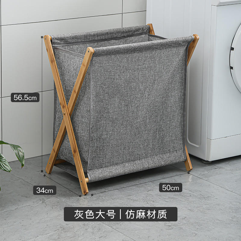 Imitation de lin gris grand