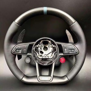 Volant <span class=keywords><strong>de</strong></span> direction en fibre <span class=keywords><strong>de</strong></span> carbone pour <span class=keywords><strong>Audi</strong></span> Q5L A6 Q3 A8L RS3 <span class=keywords><strong>R8</strong></span> : Amélioration et modification du volant <span class=keywords><strong>de</strong></span> direction LED - Product Image 5