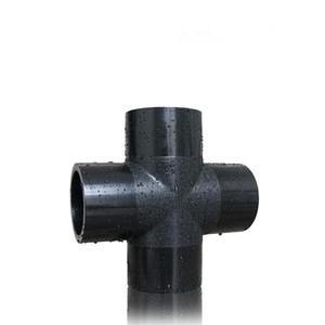 Chất lượng cao <span class=keywords><strong>HDPE</strong></span> pe100 bốn chiều <span class=keywords><strong>TEE</strong></span> 25mm PVC ỐNg Lót Sight Glass 50mm giả mạo đúc cho Cung cấp nước thủy lợi nhà máy giảm - Product Image 4