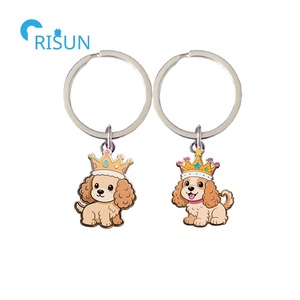 Diseño personalizado animales vivos mascota perro cachorro <span class=keywords><strong>Cocker</strong></span> Spaniel Llavero personalizado <span class=keywords><strong>Cocker</strong></span> Spaniel Llavero - Product Image 3