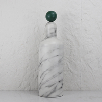 Sculpture en résine minimaliste en forme de bouteille, accessoires de bureau, ornement d'art sculpté pour bar et hôtel, artisanat de bureau, revêtement direct usine