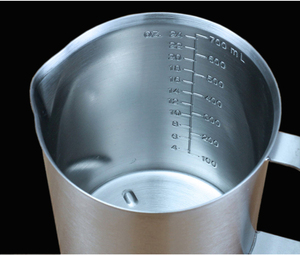 Pichet à lait pour café personnalisé en acier inoxydable, pour faire mousser le lait - Product Image 5