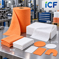 Lingettes industrielles robustes pour l'huile, l'eau, les liquides de refroidissement, les diluants pour peinture, le nettoyage des métaux et la fabrication, chiffons de nettoyage