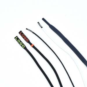 Cordón de Poliéster para Calzado, Hilo de Macramé para Prendas, Cordón con Logotipo Personalizado Impreso, Tirador de Cremallera Plano Recubierto Impermeable - Product Image 2