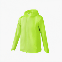 Chaqueta de Protección Solar Unisex de Manga Larga con Cuello Alto UPF50+ Protección UV Transpirable Ropa de Tela 100% Poliéster