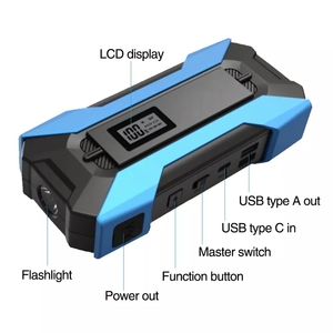 Dispositivo <span class=keywords><strong>de</strong></span> <span class=keywords><strong>arranque</strong></span> multifunción <span class=keywords><strong>de</strong></span> 12V, 18W, 20000mAh, 1000A, paquete <span class=keywords><strong>de</strong></span> energía, herramienta <span class=keywords><strong>de</strong></span> emergencia, arrancador <span class=keywords><strong>de</strong></span> coche portátil con clip inteligente - Product Image 2