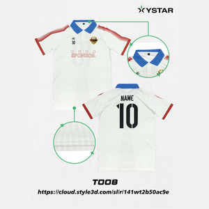 Jersey Polo Sepak Bola Ystar OEM Custom 100% Poliester Jersey Sepak Bola Thailand Kaos Sepak Bola Custom Kaos & Atasan Sepak Bola - Product Image 4