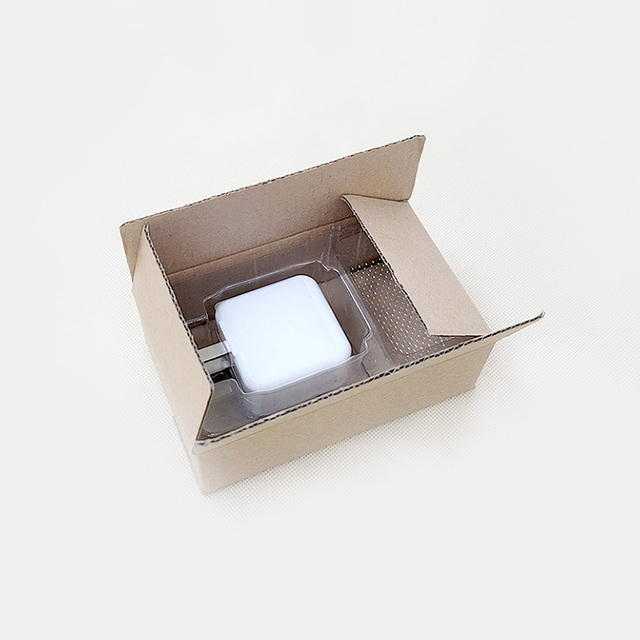 KEYMY NT-60 Power Adapter Packaging with Box Blister Pack Tray Plastics disposable