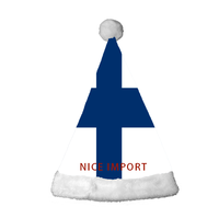 Chapeaux de Noël à la mode avec drapeau de l'Estonie, confortables et en peluche, pour adultes, pour les fêtes de Noël et du Nouvel An