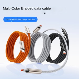 Câble de charge rapide magnétique Type C 240W PD 3.0 5A avec synchronisation des données 480 Mbps, puce E-Marker, <span class=keywords><strong>cordon</strong></span> tressé pour <span class=keywords><strong>iPhone</strong></span> 15/17 et ordinateur - Product Image 2