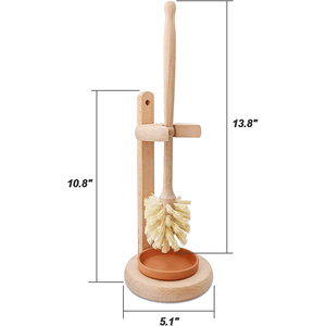 Private Label Biodegradable Cleaning <strong>Brushes</strong> <strong>Wooden</strong> Sisal Fiber <strong>Toilet</strong> <strong>Brush</strong> Sustainable Cleaning <strong>Brushes</strong> - Product Image 4