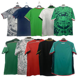 Maglie da Calcio Messicane Retrò <span class=keywords><strong>di</strong></span> Alta Qualità all'Ingrosso, <span class=keywords><strong>Serie</strong></span> Retro, Personalizzabili per Tifosi e Giocatori, Magliette da Calcio Messicane Retrò <span class=keywords><strong>a</strong></span> Maniche Corte - Product Image 1