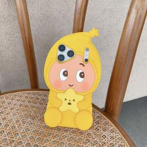 Chuối hình dạng phim hoạt hình Twinkle Twinkle 3D Silicone trường hợp điện thoại cho Iphone 17 Pro Max mềm trường hợp đối với iPhone 16pro nữ 15 14pro - Product Image 6