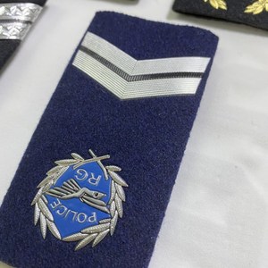 Tùy Chỉnh Màu Xanh Dệt Vai Các Bản Vá Lỗi Kim Loại Bảng Phù Hiệu Thêu Vá Cho Dịch Vụ Công Ty Hải Quân Đồng Phục Phụ Kiện - Product Image 5
