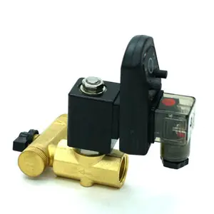 1/2 "<span class=keywords><strong>24V</strong></span> DC 220V <span class=keywords><strong>AC</strong></span> tự động cống solenoid <span class=keywords><strong>valve</strong></span> với hẹn giờ Máy nén khí van - Product Image 1