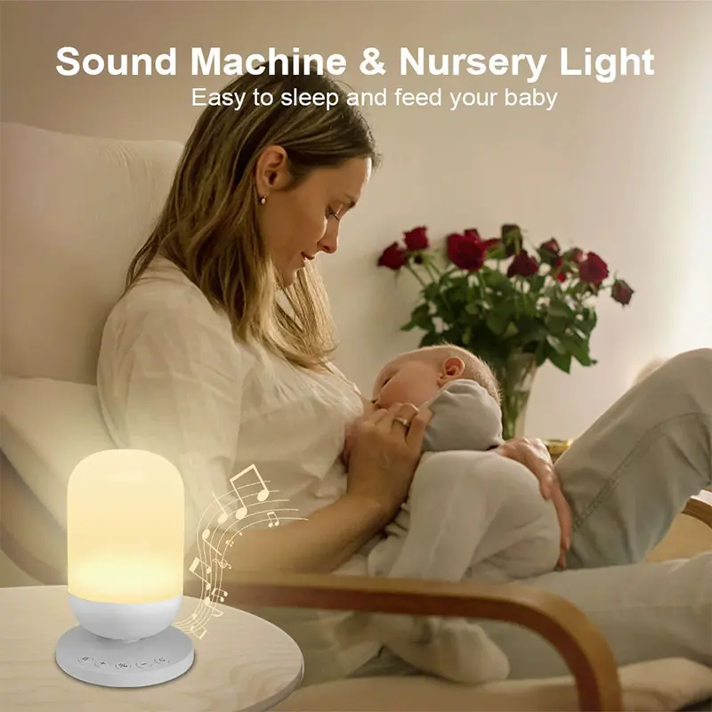 2024 Memory Timer kids Nursery Night Light Travel Sound Machine Soothing Music White Noise Machine