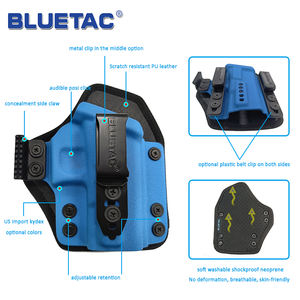 Bluetac compatibele comfortabele Kydex en neopreen hybride IWB wapenholster voor verborgen dragen binnen de tailleband - Product Image 6