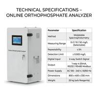 Analizador de Ortofosfato Profesional en Línea JD1000 con Pantalla Táctil de 7 Pulgadas para Monitoreo de PO4-P en Aguas Residuales