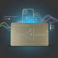 Feuille magnétique Fe-Si-Al 13,56 MHz, ruban thermique conducteur simple face, anti-démagnétisation