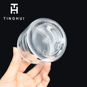 ขวดครีมใส PET ปากกว้าง ขนาด 50 กรัม 80 กรัม 100 กรัม 150 กรัม 200 กรัม 250 กรัม 500 กรัม 2 ออนซ์ 4 ออนซ์ 8 ออนซ์  บรรจุภัณฑ์พลาสติกสำหรับสครับขัดผิว พร้อมฝาสีดำ - Product Image 6