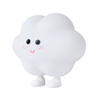 Lampe murale LED rechargeable réglable, thème nuage, lampe décorative murale en forme de lune pour la maison, la chambre à coucher, le chevet, la chambre d'enfant, l'espace de vie