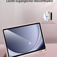 Étui robuste pour tablette avec béquille intégrée pour Samsung Galaxy Tab A9 Plus 11, avec support pour stylet