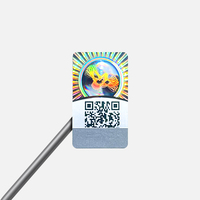 Autocollant holographique personnalisé étiquette adhésive de sécurité inviolable impression de logo sceau de vide d'hologramme 3D pour la protection de la marque