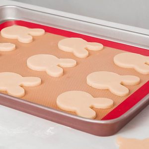 2024 vente chaude tapis <span class=keywords><strong>de</strong></span> cuisson en Silicone résistant à la chaleur sécurité alimentaire 11.8*8.2 pouces Silicone <span class=keywords><strong>Macaron</strong></span> tapis <span class=keywords><strong>de</strong></span> cuisson four <span class=keywords><strong>feuille</strong></span> <span class=keywords><strong>de</strong></span> cuisson doublure - Product Image 5