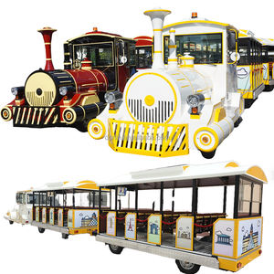 Train sans rails de haute qualité pour l'extérieur, train touristique de luxe à commandes simples pour les manèges commerciaux - Product Image 2
