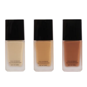 24H Haute Qualité Vegan <span class=keywords><strong>Liquide</strong></span> Mat Couverture Complète Fond de Teint Cosmétiques de Marque Privée Maquillage pour Peau Foncée Longue Durée - Product Image 6